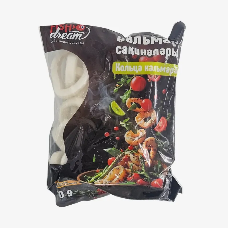 Кольца кальмара FishDream мороженые, 1 кг