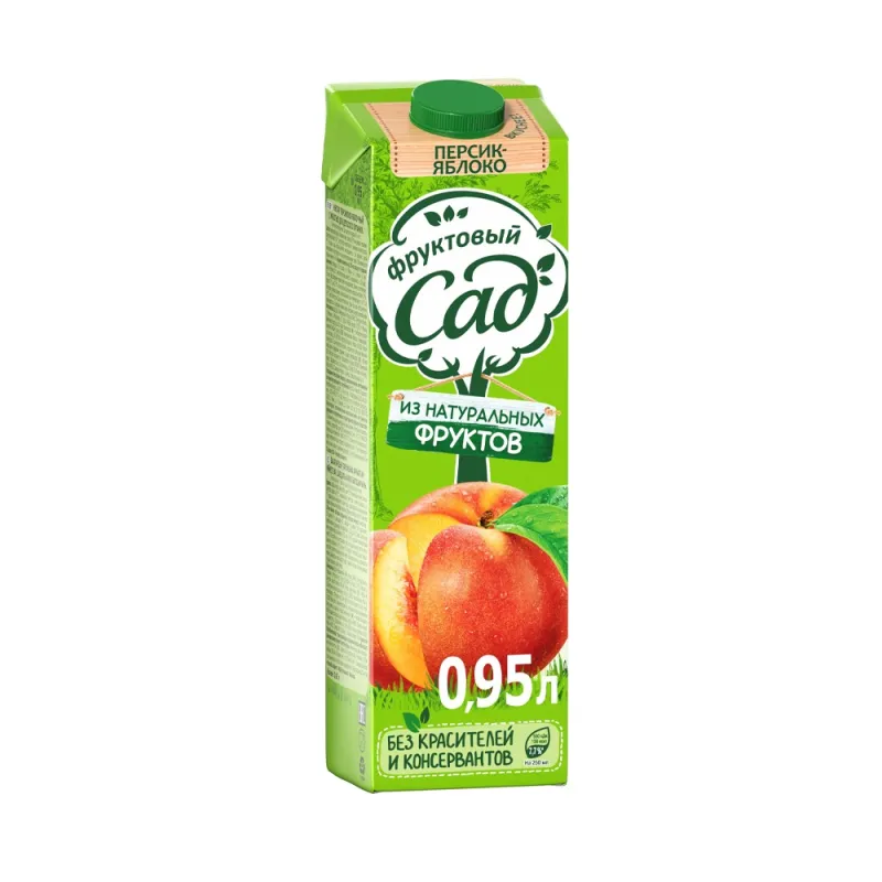 Фруктовый Сад Персик-Яблоко 0,95л