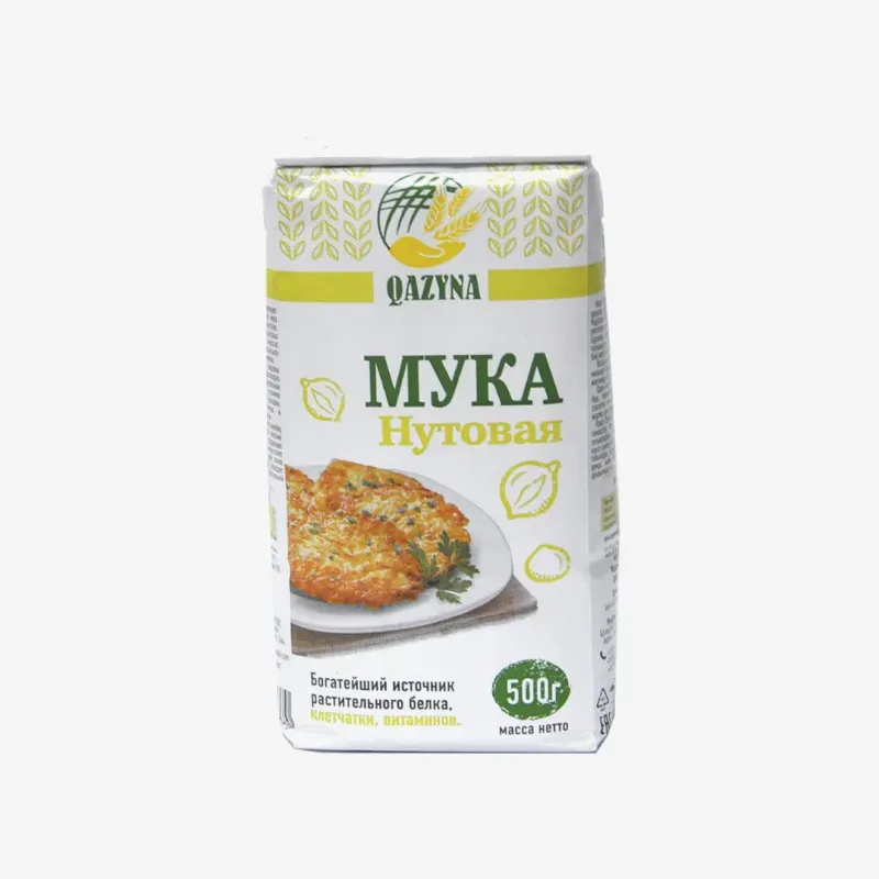 Мука Qazyna нутовая 500 г