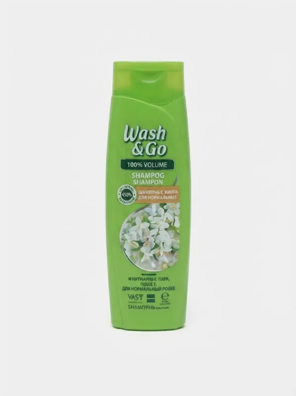 Шампунь для волос Wash & Go с жасмином для нормальных волос, 180 мл