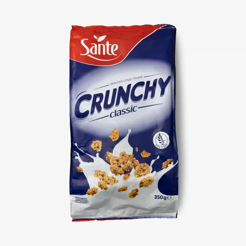 Хлопья Sante Crunchy овсяные классические натуральные, 350 г