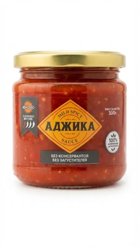 АДЖИКА MILD SPICY «AGROSSO» (300 Г)