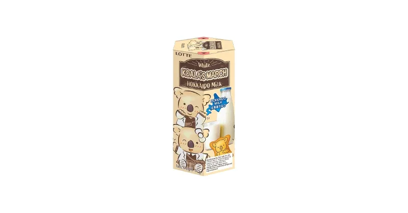 Печенье White Koala’s March со вкусом молока Хоккайдо, 37 г