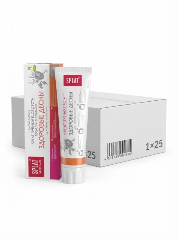 : Зубная паста SPLAT Здоровые Десны (Healthy Gums) 100 мл (блок 25 штук / 1x25)[cite: 24]