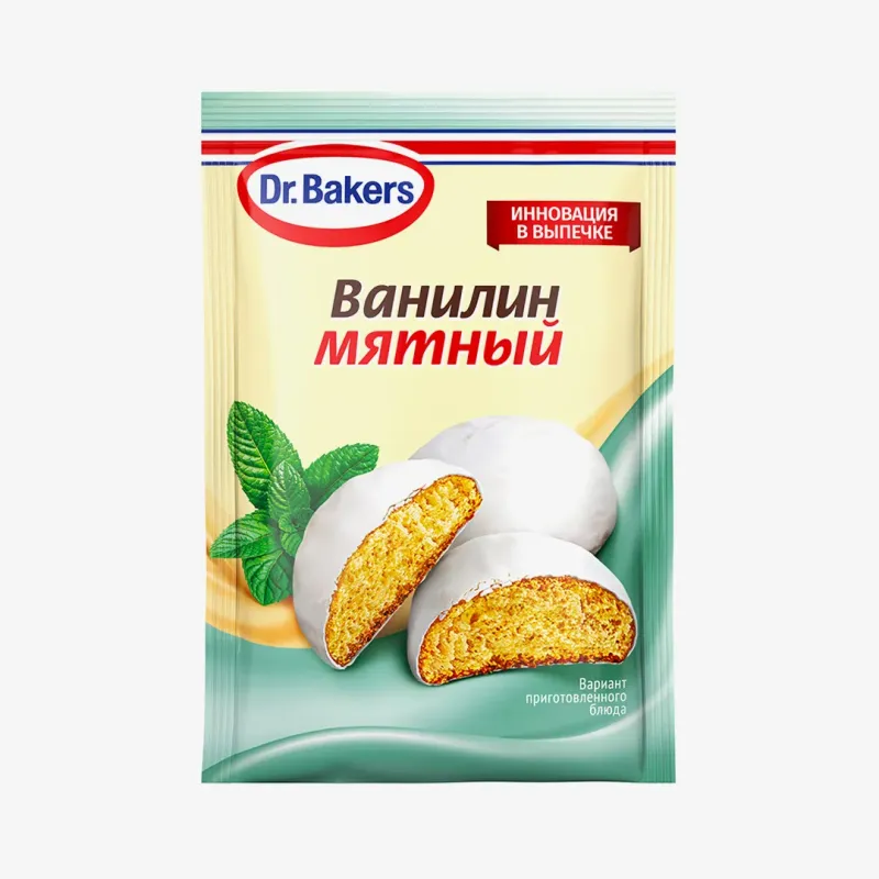Ванилин Dr.Bakers мятный, 2 г