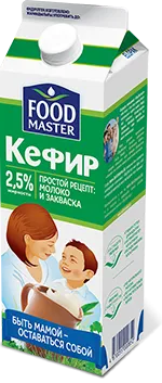 Кефир 2,5% FoodMaster  1 л
