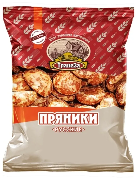 Трапеза пряники русские ванильные 350 г
