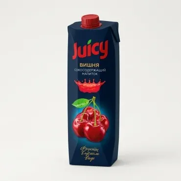 Напиток сокосодержащий Juicy вишня, 0.95 л