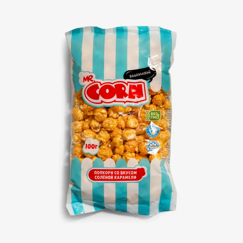 Попкорн MrCorn со вкусом соленой карамели, 100 г