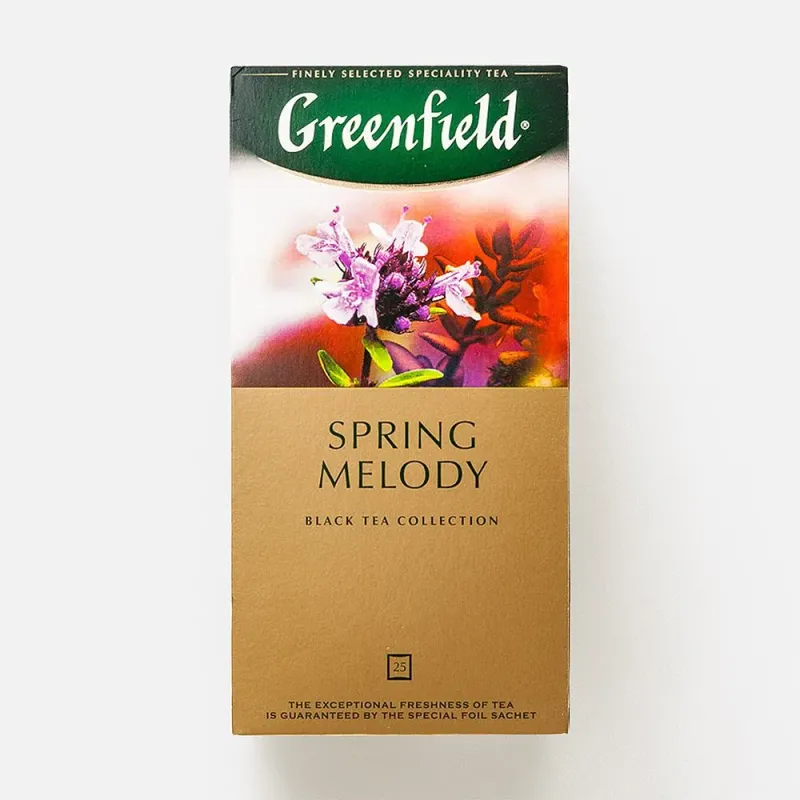 Чай Greenfield Spring Melody черный, 25 пакетиков
