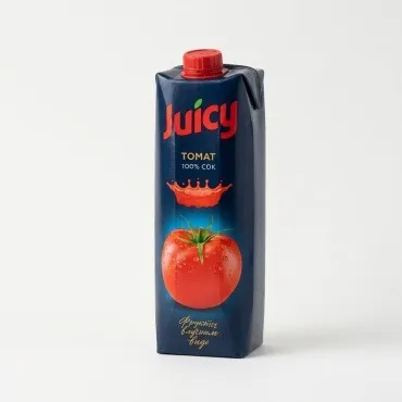 Сок томатный овощной Juicy без сахара с солью с мякотью,0,95л
