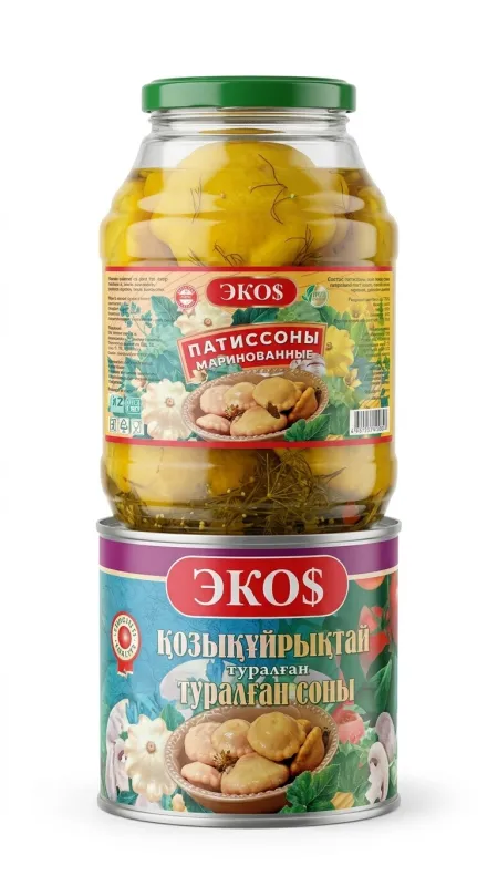 Патиссоны маринованные «ЭКО$» 3л