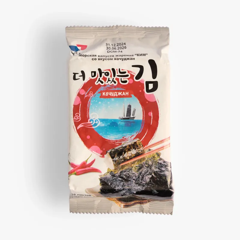Нори Hokang обжаренные roasted laver kochujan, 5 г