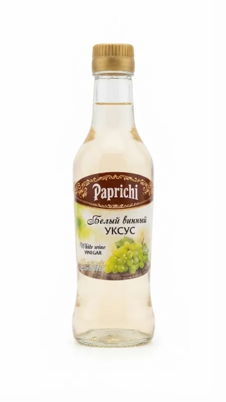 БЕЛЫЙ ВИННЫЙ УКСУС PAPRICHI WHITE WINE VINEGAR (220 МЛ)