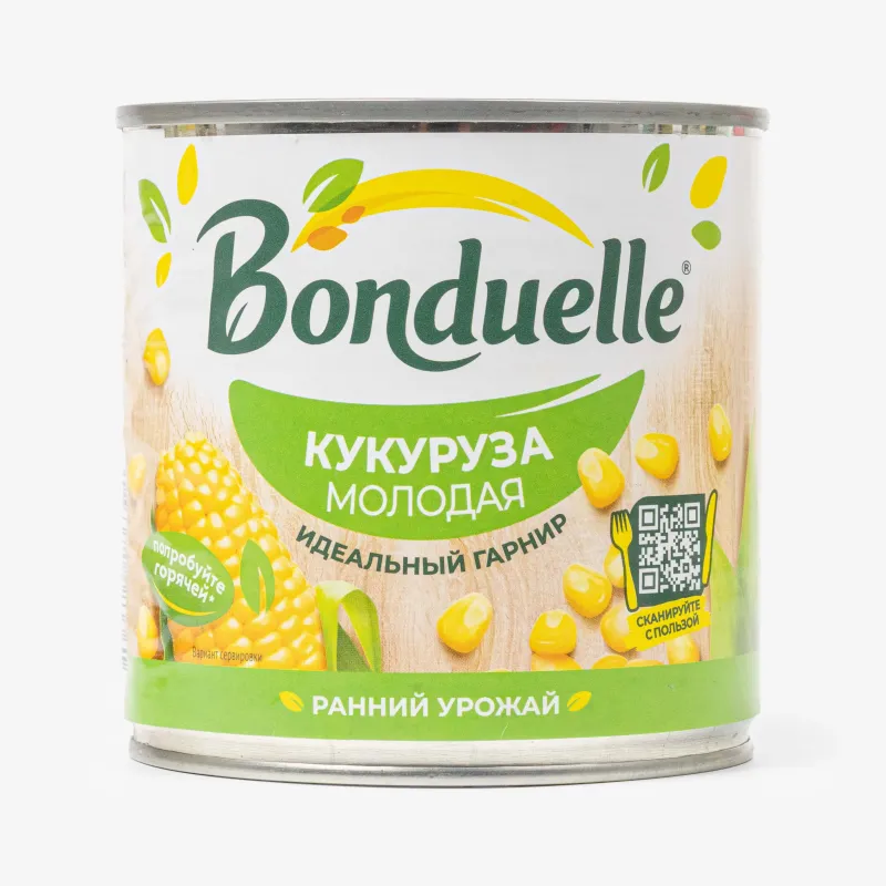 Кукуруза Bonduelle консервированная молодая, 425 мл