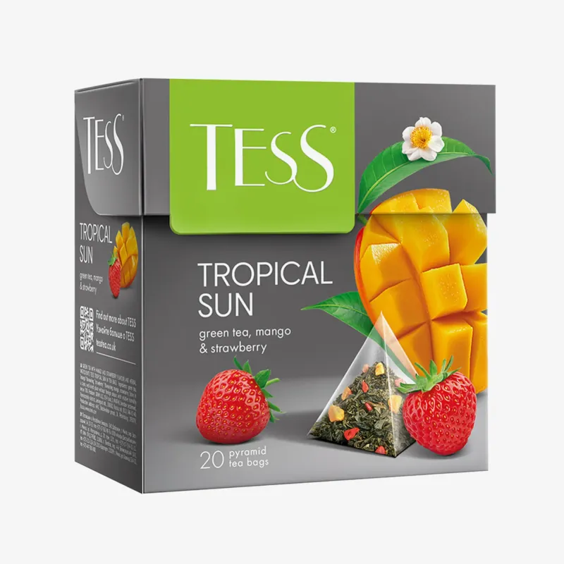 Зеленый чай Tess Tropical Sun 20 пакетиков