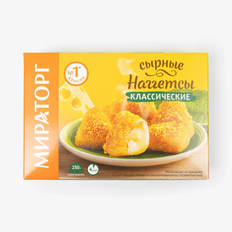 Наггетсы Мираторг сырные классические, 250 г