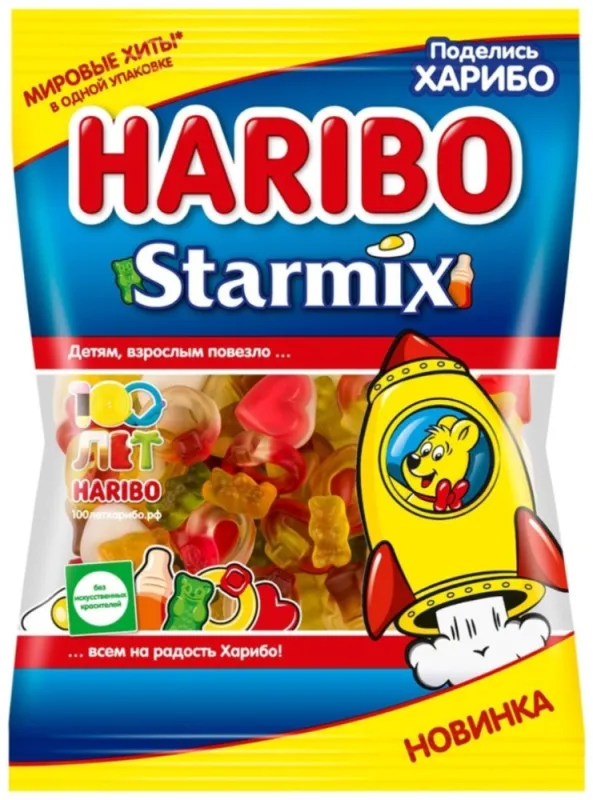 Мармелад Haribo Starmix жевательный 80 г