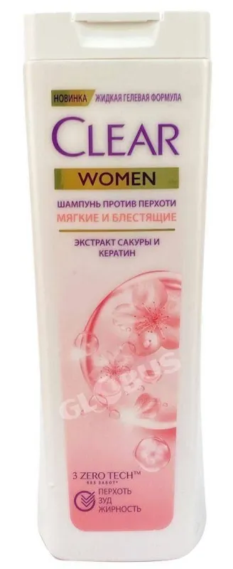 CLEAR ШАМПУНЬ 180МЛ (ЖЕНСКИЙ) МЯГКИЕ И БЛЕСТЯЩИЕ