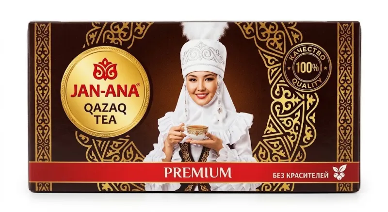 Чай черный традиционный Jan-Ana Qazaq Tea Premium 250 г