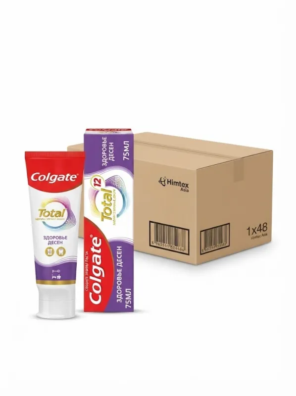  Зубная паста Colgate Total 12 «Здоровье десен» 75 мл (блок 48 штук / 1x48) 