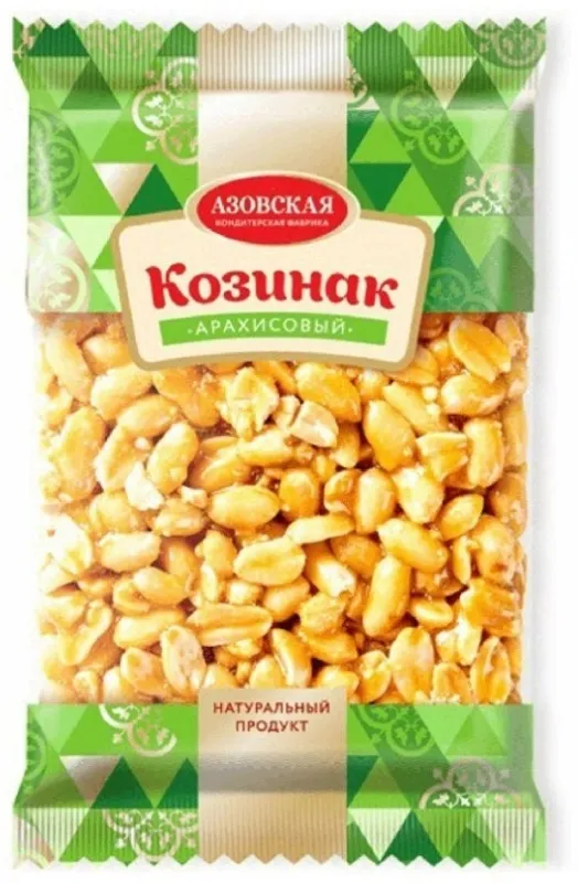 Азовская кондитерская фабрика козинак арахисовый 170 г