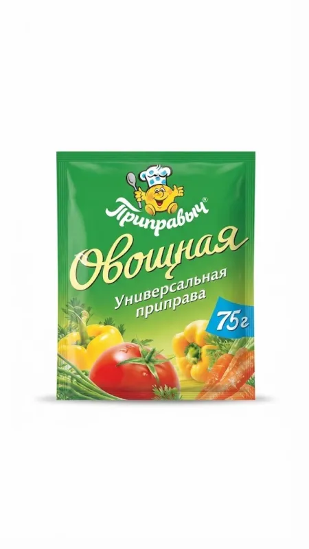 Универсальная приправа «Овощная» «Приправыч», 75 г