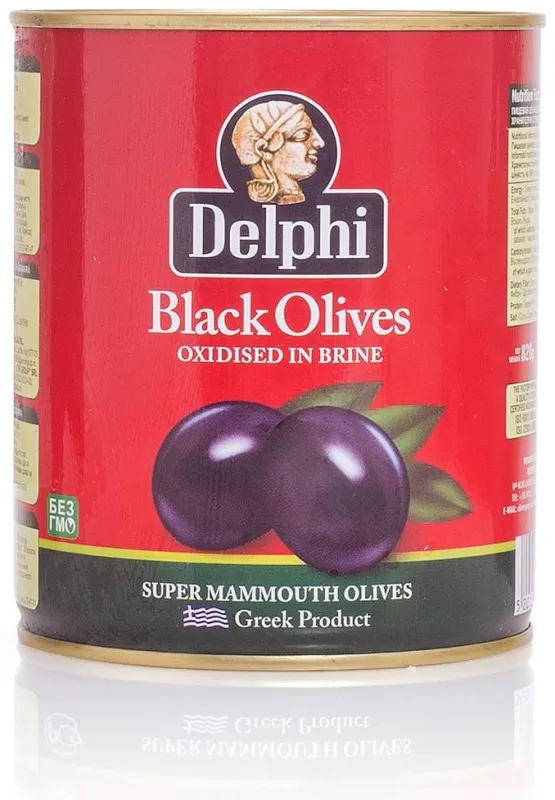Delphi маслины с косточкой 820 г