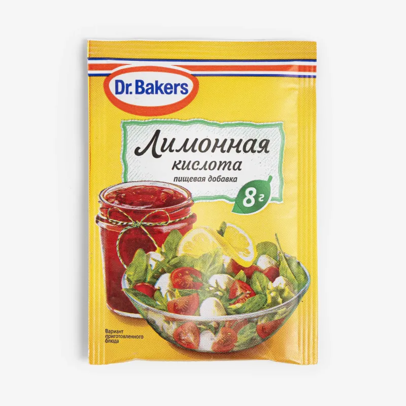 Кислота Dr.Bakers лимонная 8 г