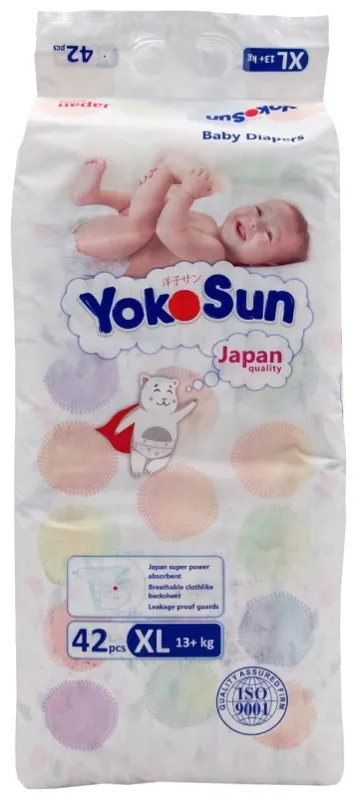 Подгузники YokoSun XL 13+ кг 42 шт