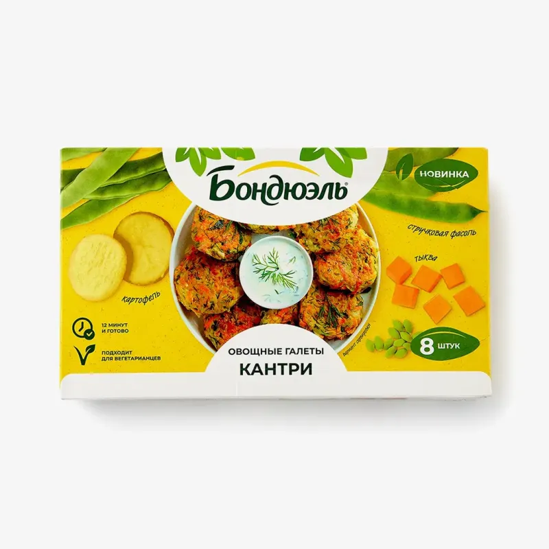 Овощные галеты Bonduelle кантри, 300 г