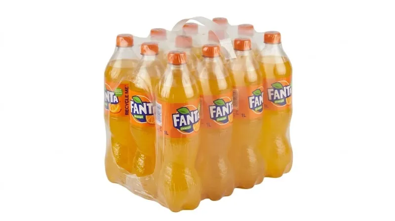 Газированный напиток Fanta, 1 л × 12 шт