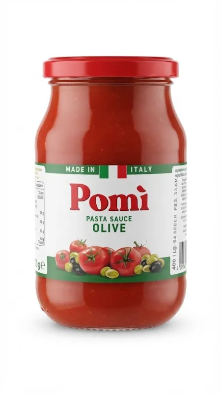 Томатный соус для пасты с оливкам Pomì Pasta Sauce Olive 400г