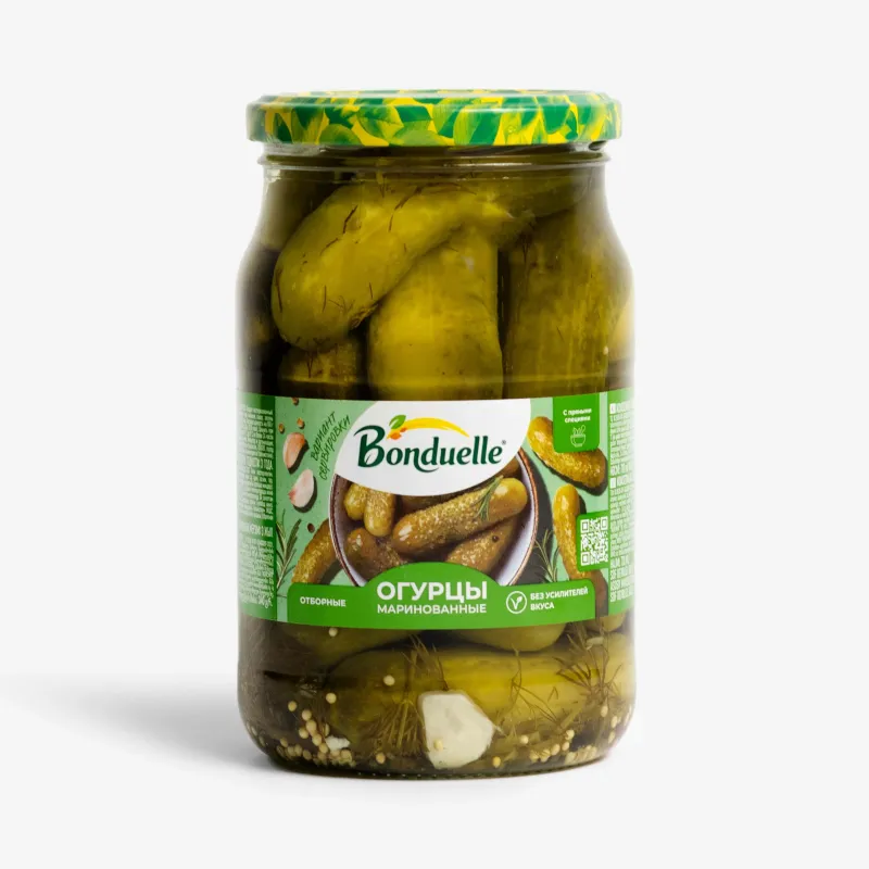 Огурцы Bonduelle маринованные, 720 мл