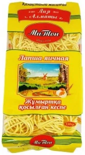 Лапша “МиТон” яичная 350 гр