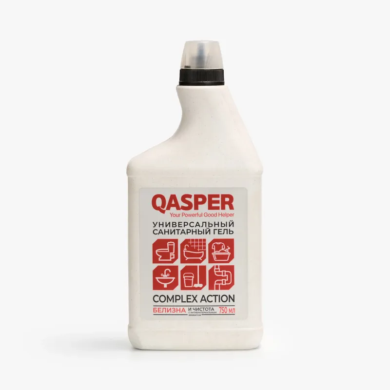 Гель Qasper санитарный универсальный complex action, 750 мл