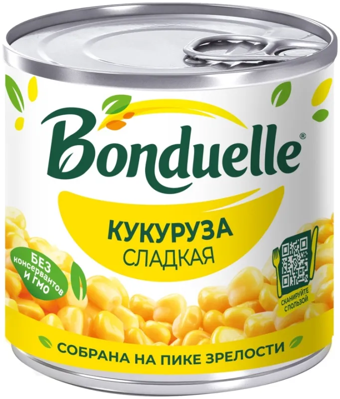 Bonduelle кукуруза сладкая 212 мл