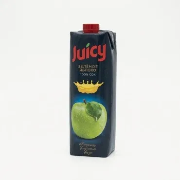 Сок Juicy зеленое яблоко, 0.95 л