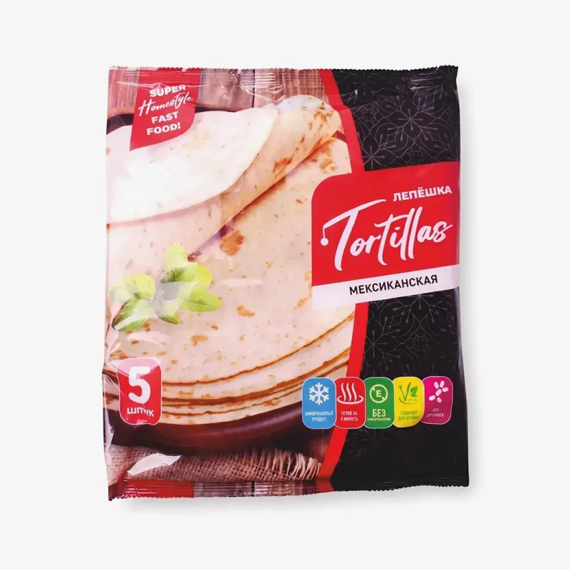 Лепешка Tortillas Мексиканская, 345 г