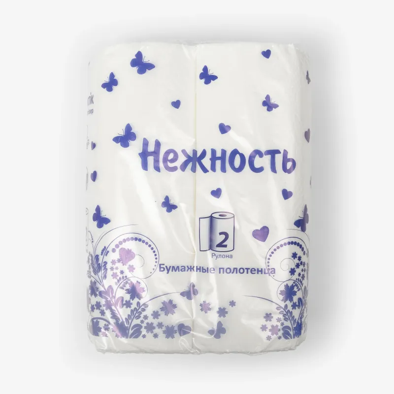 Полотенца Нежность бумажные, 2 шт
