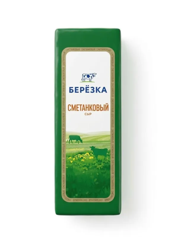 Сыр сметанковый "Берёзка" полутвердый