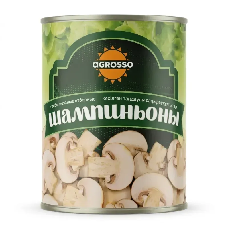 Шампиньоны Agrosso, 800 мл