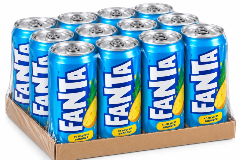 Fanta Ананас 330 мл × 12 шт. (упаковка)