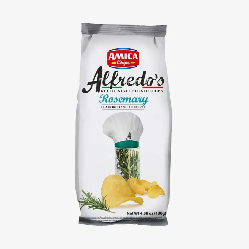 Чипсы Amica Chips Alfredos картофельные с розмарином, 130 г