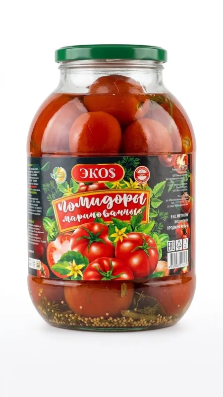 Помидоры маринованные ЭКОS 2л