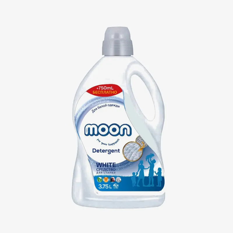 Жидкое средство для стирки Happy Moon White 3,75 л