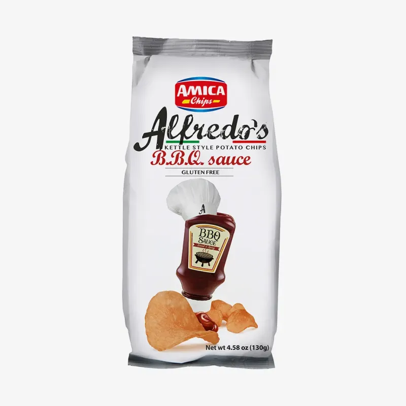Чипсы Amica Chips Alfredos картофельные со вкусом барбекю, 130 г