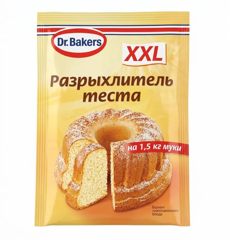 Разрыхлитель теста Dr. Bakers XXL (на 1,5 кг муки), 30 г