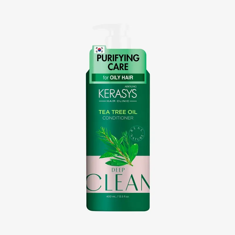 Кондиционер Kerasys natural с маслом чайного дерева, 400 мл