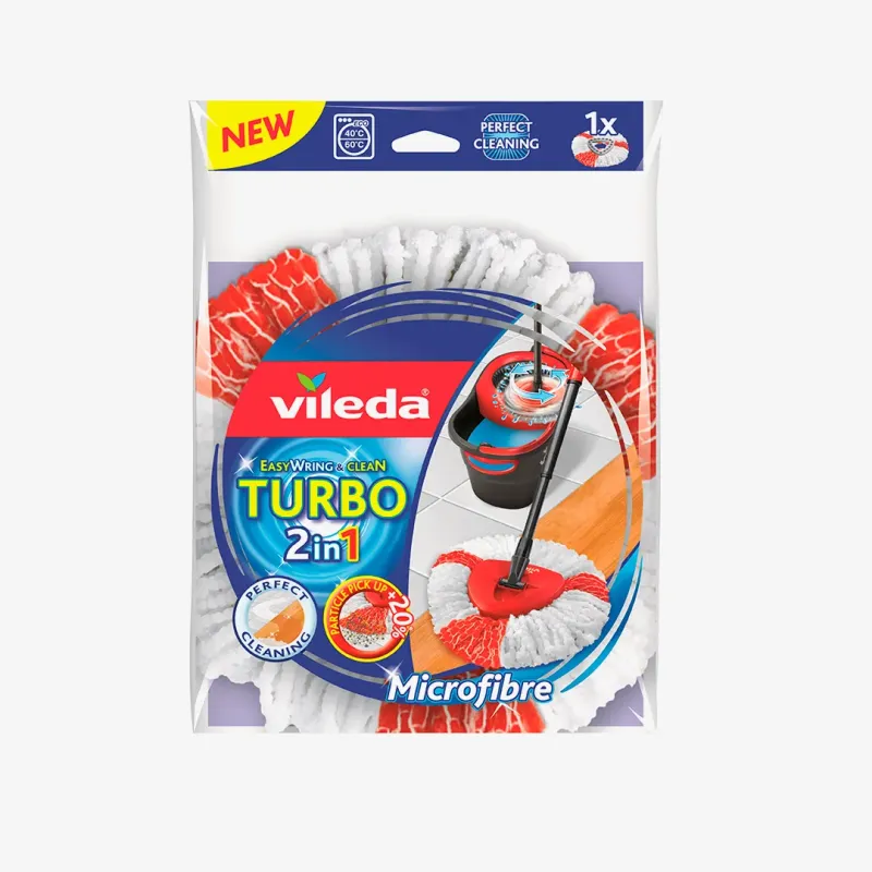 Насадка Vileda для швабры Turbo 2 в 1